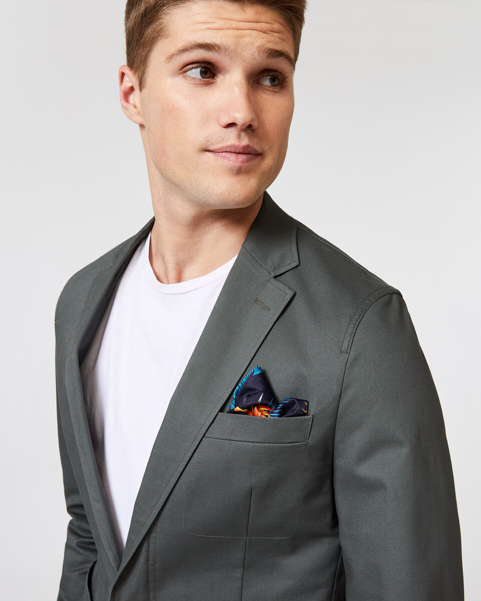 Kensalc Casual Blazer, Khaki, hi-res